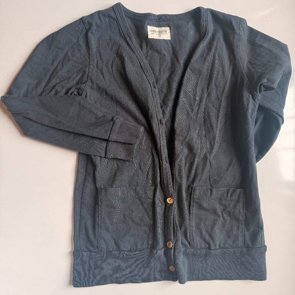 Kids Mini Mioche Navy Cardigan